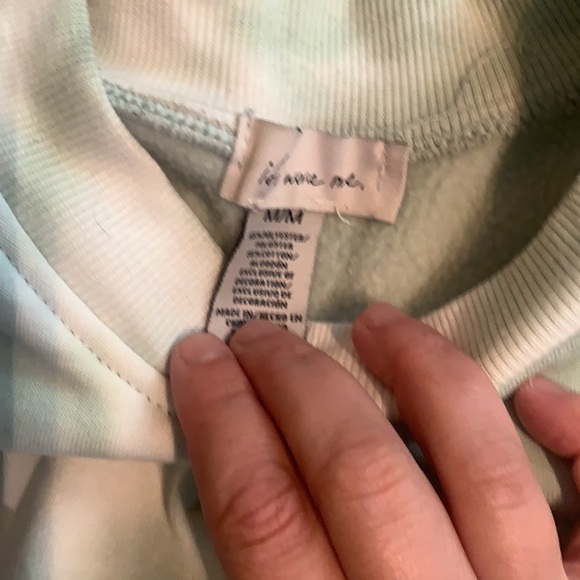 MINT GREEN TYE DYE SWEATSUIT SET - Picture 3 of 5